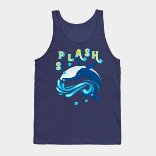 BLUE WHALE SPLASH Tank Top